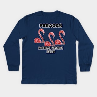 Paracas National Park Peru Kids Long Sleeve T-Shirt